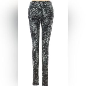 Black & Silver Leggings Tights Yoga Pants Size M Medium